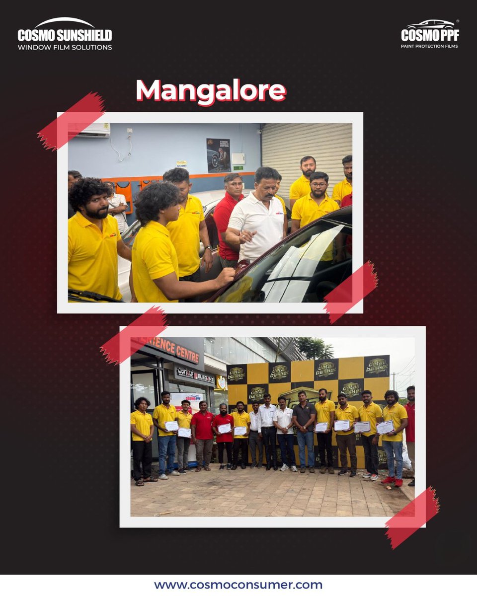 CosmoSunshield's tweet photo. At Cosmo’s Mangalore Installer Training Program, professionals sharpened their skills through hands-on learning and expert guidance.
Empowering installers with the knowledge and techniques needed to deliver consistent, high-quality results.

#InstallerTrainingProgram https://t.co/MLWUMa3Zjj