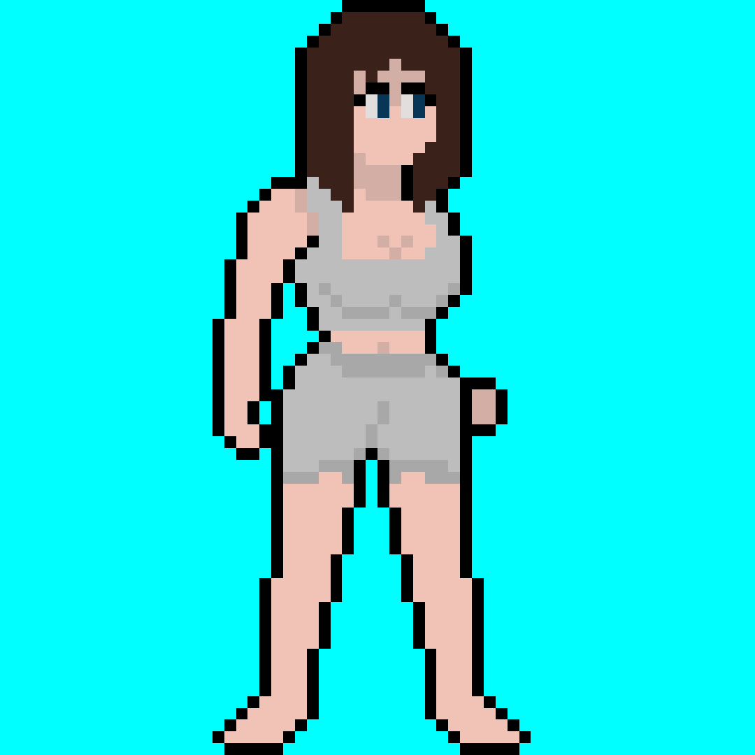 DavinTsuki's tweet photo. My character practice is just a matter of improvement.
 
#pixelart https://t.co/qTOiWMBjwf