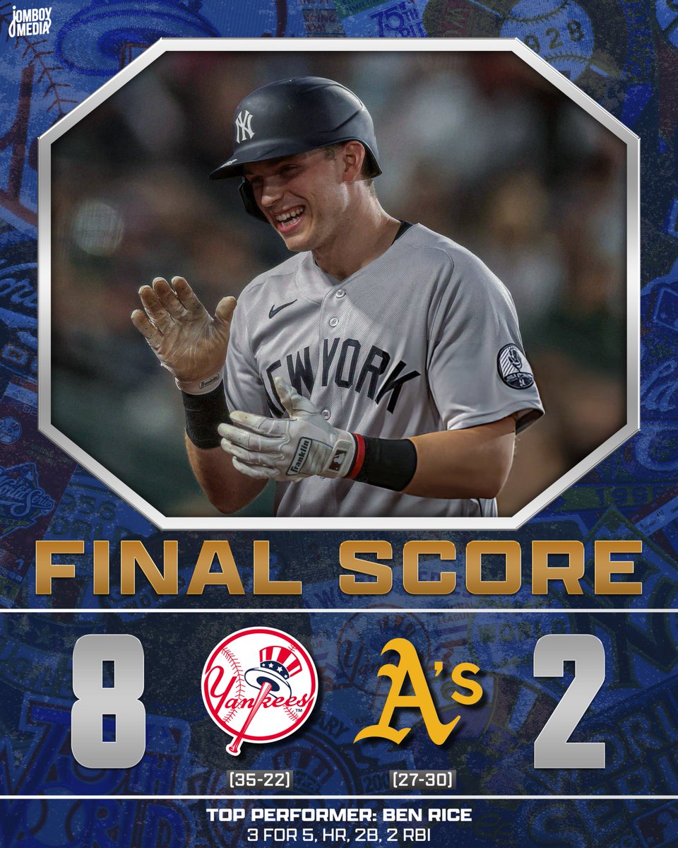 TalkinYanks's tweet photo. Five in a row! https://t.co/uEv3mq7BEq