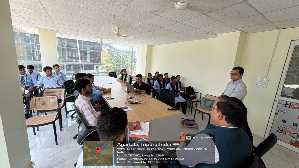 gkdelhi8's tweet photo. ๐ Empowering students through research, innovation, and experiential learning.
#MTSOU #InternshipProgramme #StudentDevelopment #ResearchSkills #DigitalSkills #HigherEducation #ExperientialLearning #Agartala #Tripura https://t.co/MPd4JfeUFd