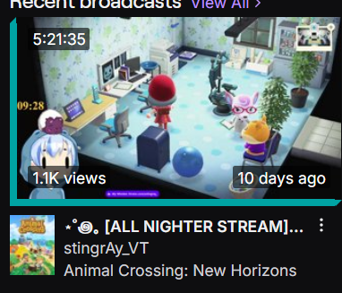 stingrayvt's tweet photo. Im just realizing that my most recent vod got 1.1k views???!!!?! HOW AND WHERE DID YALL COME FROM??!!??!! https://t.co/rIpdt8WJ9c