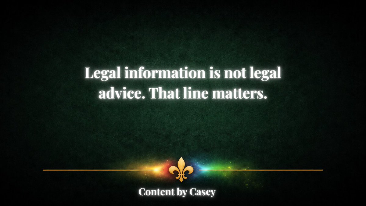 ContentbyCasey's tweet photo. Legal information is not legal advice. That line matters. #accesstojustice #legalmarketing #lawfirmmarketing #digitallegalcontent #contentbycasey https://t.co/QWrRZyNfwM