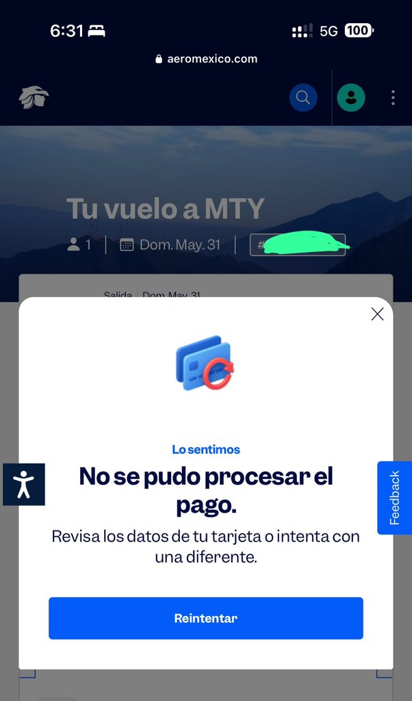 CityFanx's tweet photo. @Aeromexico @AM_Escucha llevo intentando desde Aeroméxico mx, francia, España y no me deja pagar un asiento, he intentado con diferentes tarjetas y no deja, pueden apoyarme con eso? https://t.co/sCYp1MahN5