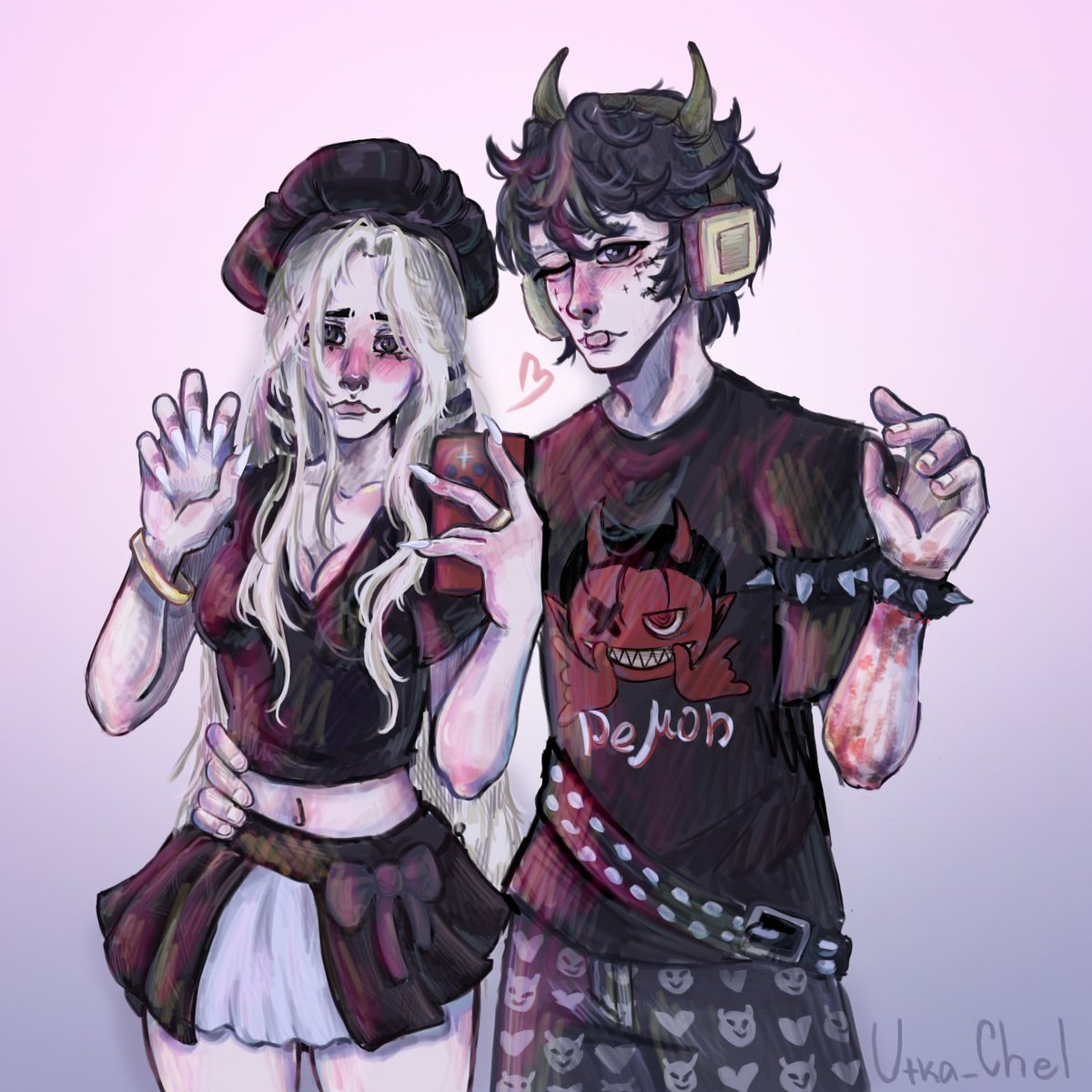 Utka_Chel_'s tweet photo. @ryo__ta2849 Commission  open and they are not expensive! https://t.co/PfJCGA56om