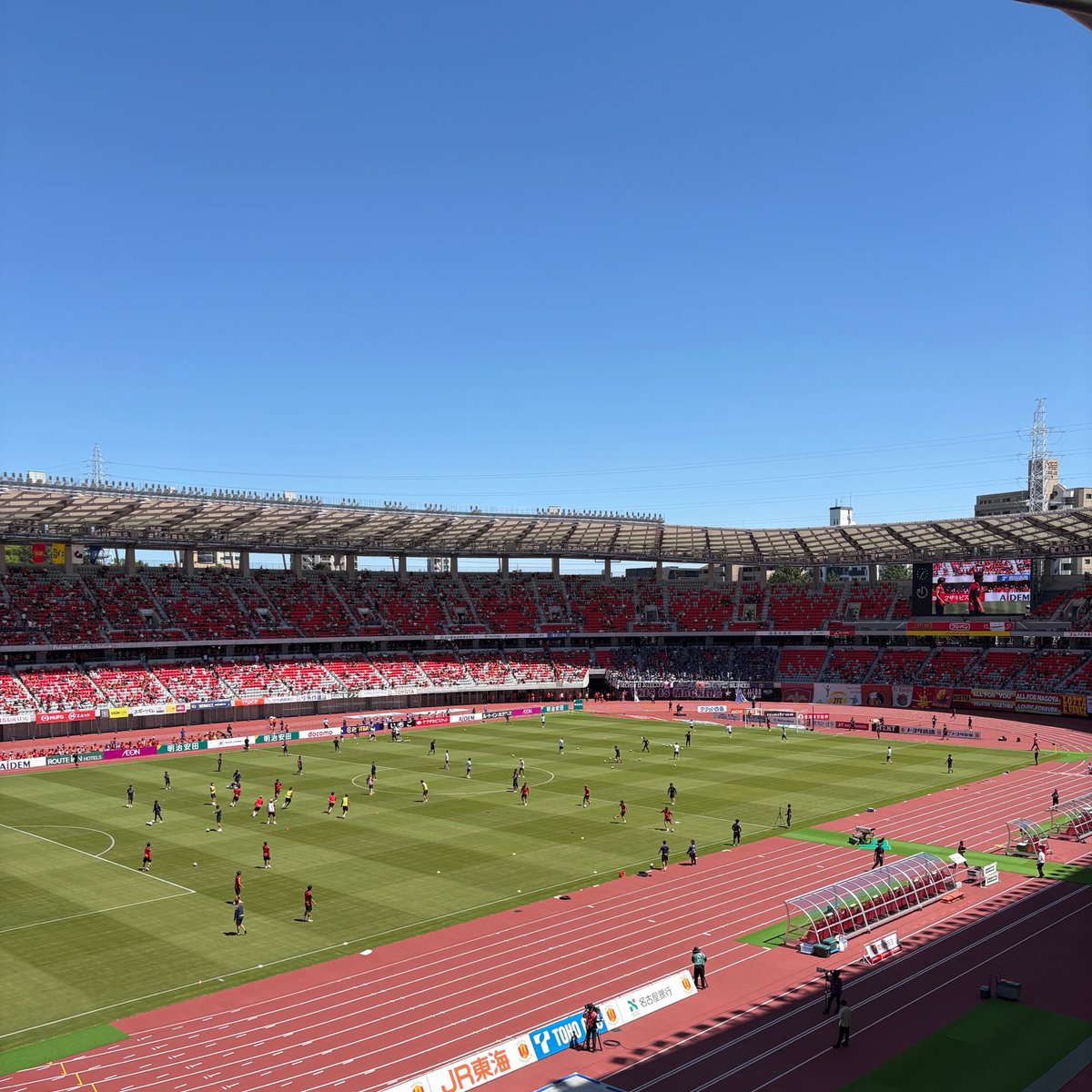 respond1973's tweet photo. プレーオフ観に瑞穂へ
#グランパス 
#grampus https://t.co/QpLttUCmd1