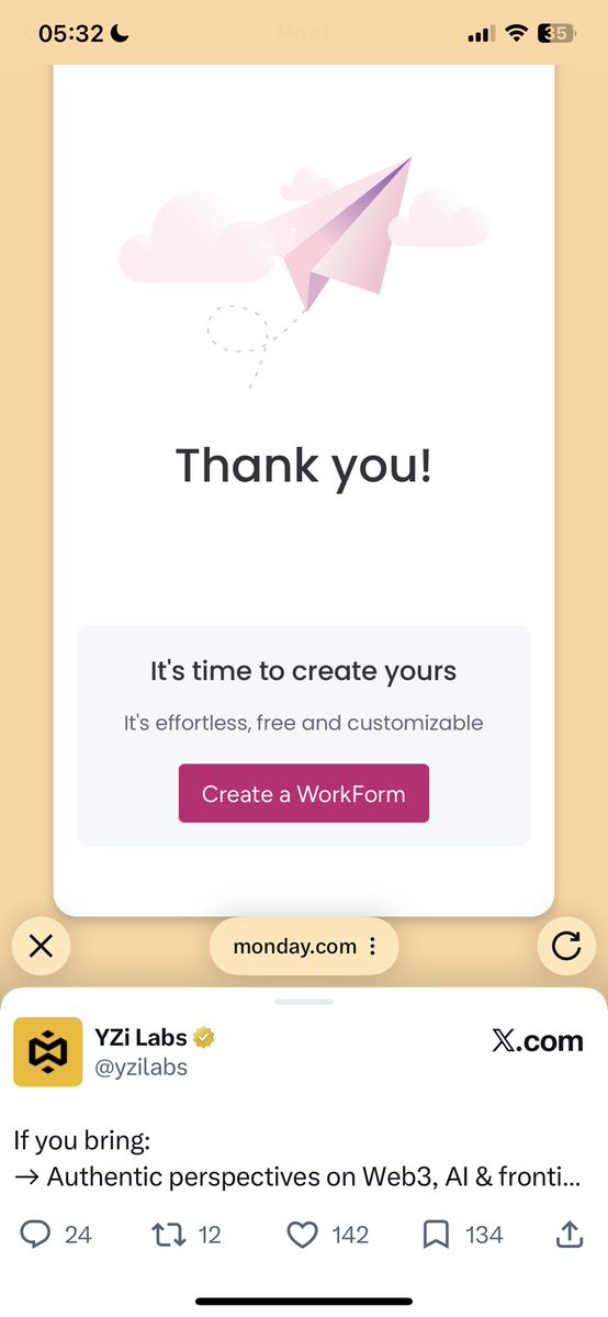 crypt_investor1's tweet photo. 🚨 creators in web3, ai & frontier tech — this is for you

@yzilabs just launched its Creator Program, connecting creators directly with founders from 300+ portfolio companies.

how to join 👇

1️⃣ Build authentic content around Web3, AI, or frontier tech

2️⃣ Grow a genuine community that trusts your voice

3️⃣ Show real interest in the missions and products being built

4️⃣ Submit your application here: https://t.co/gzwwTnNzX9 

what’s in it for creators?
→ Early access to founders & projects
→ Opportunities to collaborate with leading startups
→ Exposure across a powerful ecosystem
→ Direct connection to the innovation shaping tomorrow

Applications are now open. If you’re a storyteller helping bring breakthrough ideas to the world, this is your chance. 🔥