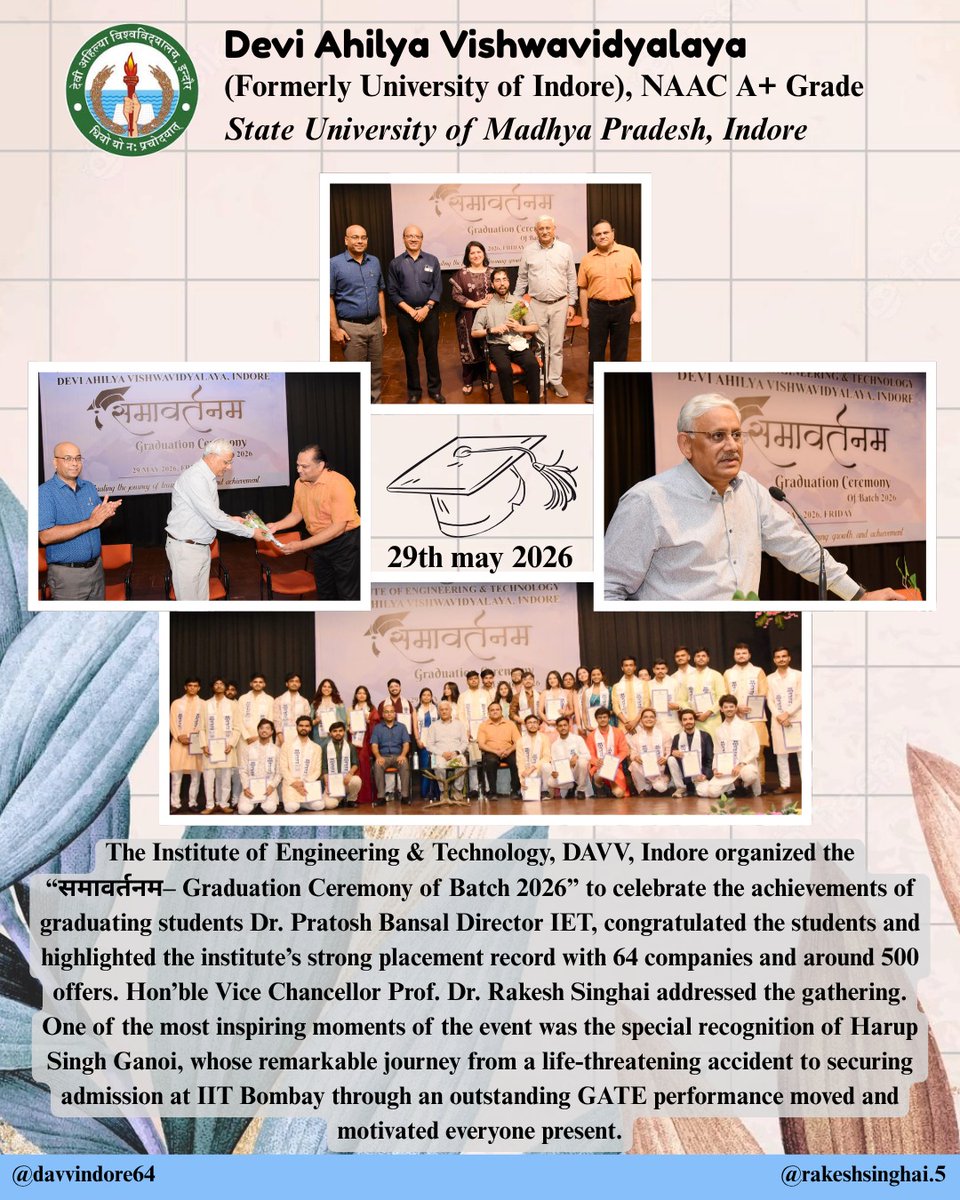 Devi Ahilya Vishwavidyalaya Indore tweet media