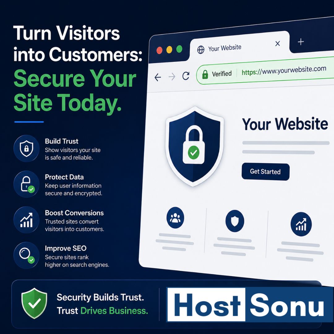 hostsonu's tweet photo. Is your website losing visitors before they even click "buy"?

Many users abandon sites that trigger those scary "Not Secure" browser warnings. An EV SSL certificate instantly builds trust by displaying your verified company identity in the address bar.

https://t.co/b0Yli8zCrl https://t.co/xZ58XYH253