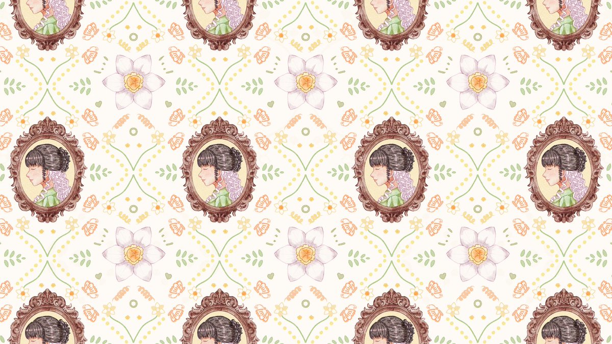 daffodeelart's tweet photo. if you want an art to cmms but look for something different, i'm dropping a niche service on vgen 💛

character-based seamless pattern ych for 25 USD! i will draw your character in the portrait and design a seamless based on your character ✨️

request on link below! https://t.co/aUTYthQq35