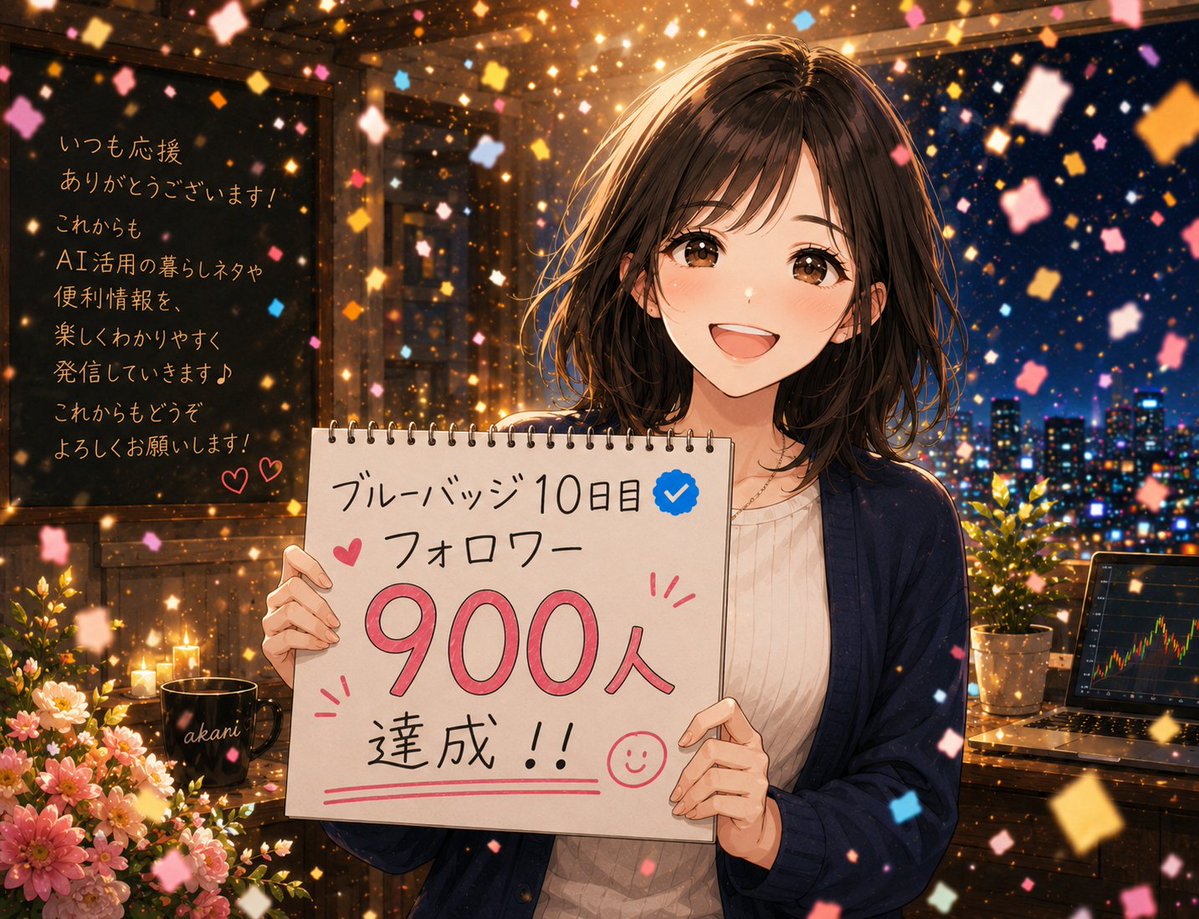 あかりのAI暮らしノート tweet media