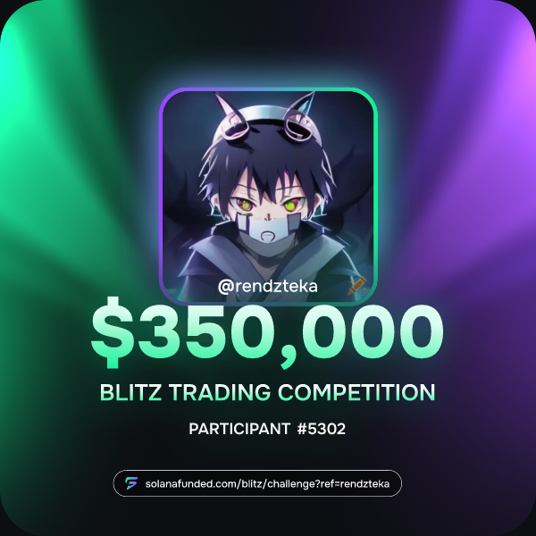 rendzteka's tweet photo. Last chance to enter the $350,000 Blitz competition!  At 72 hours remaining, no new participants will be able to join.
@solanafunded https://t.co/6gSdyl4Psp
