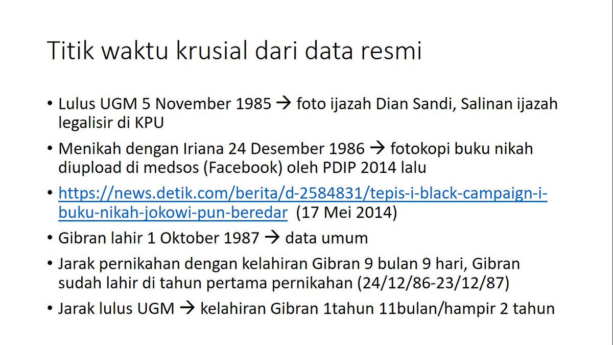 LukeSusilo's tweet photo. Bukan teori konspirasi (liar dan absurd) apalagi teori konstipasi (pikiran goblok gegara otak tersumbat kotoran)

Presiden Jokowi pada 2019 membuka kemungkinan Gibran bukan anaknya

Penemuan ketika menelusuri Ijazah Jokowi dan PT KKA di Gayo, Aceh
cc @midhangste  @blank0429 https://t.co/hMeAN2tpqv