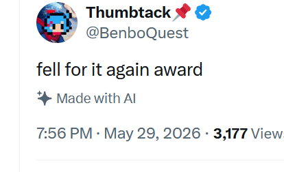 TheRealBlackNet's tweet photo. how the F does someone make a textpost with AI???? https://t.co/mStr1Erwiq