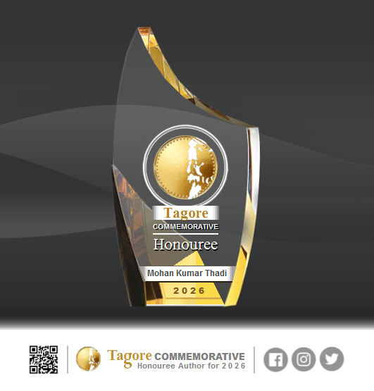 MohanThadi's tweet photo. 🏆 Honoured to be recognised as
✨ Tagore Commemorative Honouree 2026 ✨For Literary Contribution — and beyond!Dedicated to my wife LalithaMohan ❤️and every reader of 'My Pain Is My Wife' 📖
🔗 https://t.co/xhMhZ7PggY
@writers_globalofficial
#TagoreCommemorative #MohanKumarThadi https://t.co/xhHgbnGRpa