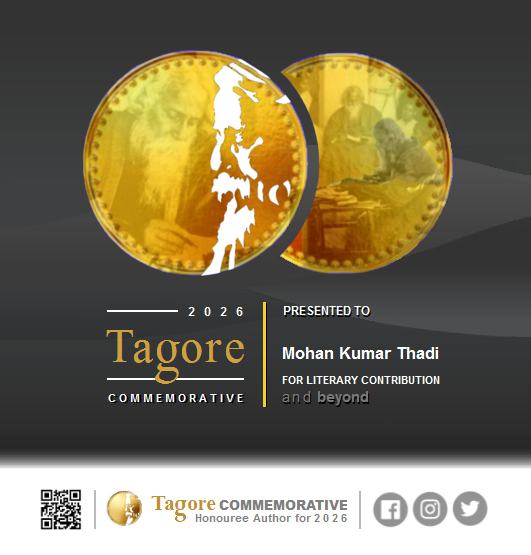 MohanThadi's tweet photo. 🏆 Honoured to be recognised as
✨ Tagore Commemorative Honouree 2026 ✨For Literary Contribution — and beyond!Dedicated to my wife LalithaMohan ❤️and every reader of 'My Pain Is My Wife' 📖
🔗 https://t.co/xhMhZ7PggY
@writers_globalofficial
#TagoreCommemorative #MohanKumarThadi https://t.co/xhHgbnGRpa