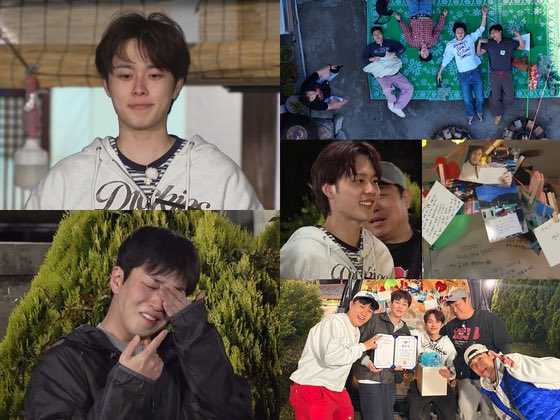 ilbakilcontents's tweet photo. Yoo Seonho graduates from 2 Days 1 Night in tears. 

The four members succeeded in inviting Yoo Seonho to the event location without being caught. Yoo Seonho was deeply moved by the surprise gift his hyungs had thoughtfully prepared since before the opening shoot that day. DinDin, who had a special affection for the youngest member, finally burst into tears while reading a farewell letter, saying, "You are the best maknae." Not only the members but also the production staff could not hide their sadness at parting with Yoo Seonho, with whom they had spent a long time. It is said that seeing the traces of tears left by numerous staff members—including the main PD, writers, audio directors, and the production team—made Yoo Seon-ho, who had been trying hard to hold back his own tears, also feel his eyes well up.

:(((

https://t.co/jcC4LkqWHx