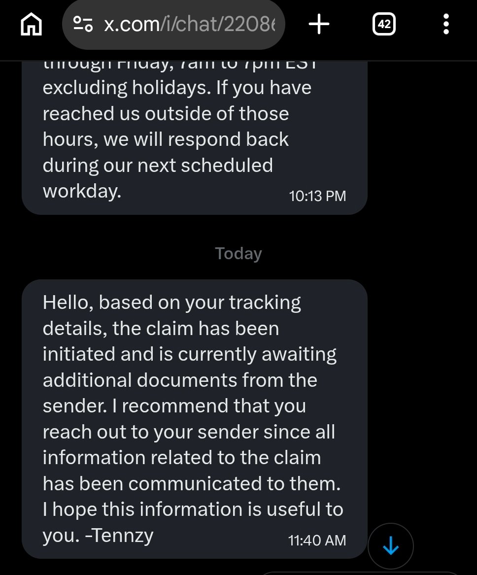 FaizAmaze's tweet photo. @UPS I have been trying to get through your customer service for 6 weeks now and they keep ignoring my claim. Your driver left my package at a random doorstep and no one has helped at all. https://t.co/9JK3cbe389