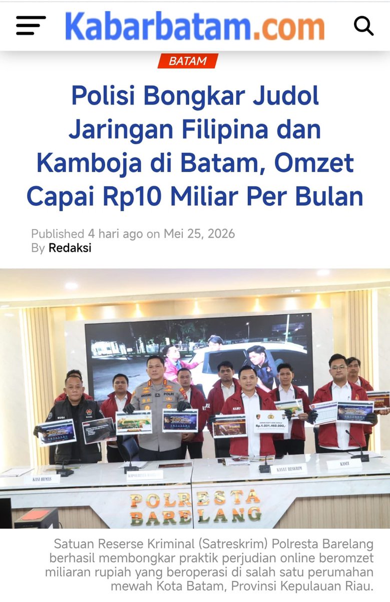 pos_ron's tweet photo. POLRI hadir untuk Tegas Tegakkan Hukum terhadap setiap bentuk pelanggaran untuk perlindungan masyarakat 
 #ProfesionalBerantasKriminal https://t.co/iPK1JZukIn