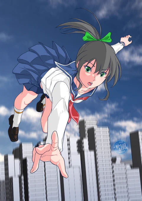 #ポニーテール好き絵描きがポニテ好きのためにポニテキャラを貼る義務 我が一族、この義務を果たせる日が来るのを待ちわびておりま……し……た…………( ゜д゜)・:∴ゴフッ!!