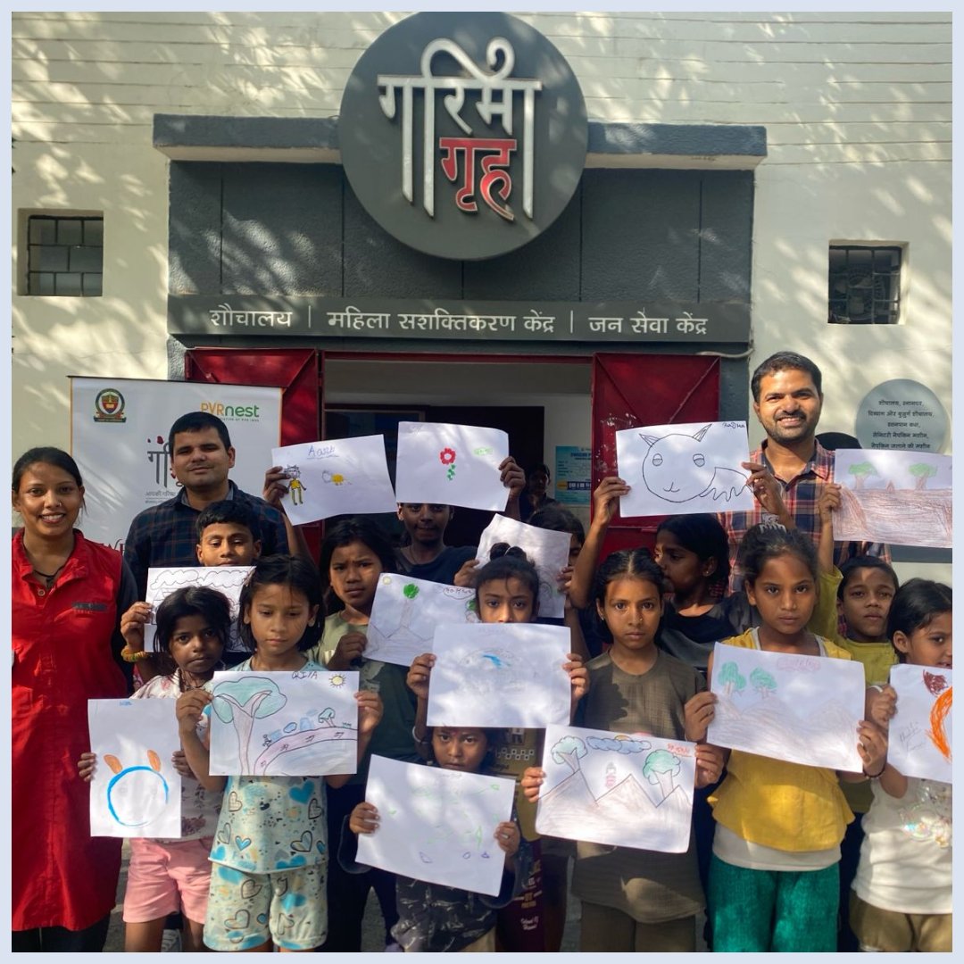 PVR_NEST's tweet photo. 📖✨ Stories, imagination, and happy smiles!

60 children enjoyed a fun-filled reading session and nutritious meal at Garima Grih, Kirti Nagar. 💛

#SummerReading #RoomToRead https://t.co/2HQiUYhkJJ