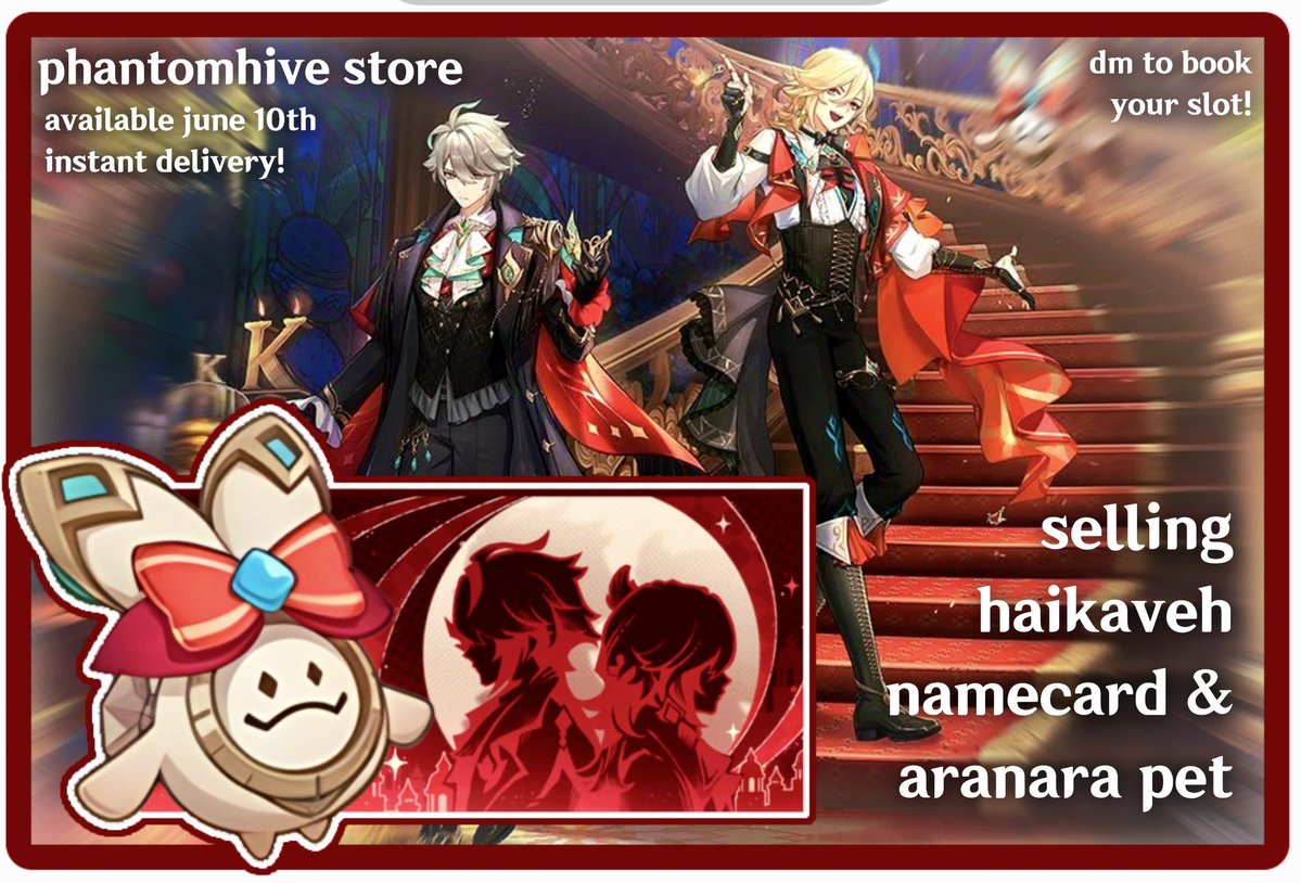 ciel 𐙚 wts haikaveh namecard & pet + top up 🌸 tweet media