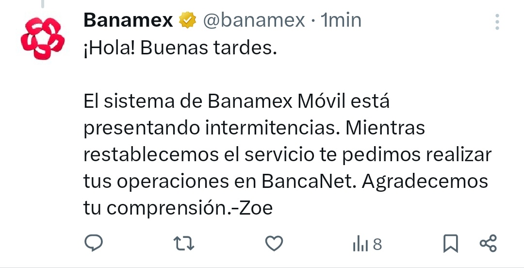 VivoEnLeon's tweet photo. Intermitencia en @SantanderMx 
Intermitencia en @BBVA_Mex 
Intermitencia en @banamex 

Nuestro sistema bancario ya es oficialmente bananero.

¿Y así pretenden desaparecer el uso de efectivo? https://t.co/pPXYDPDvht