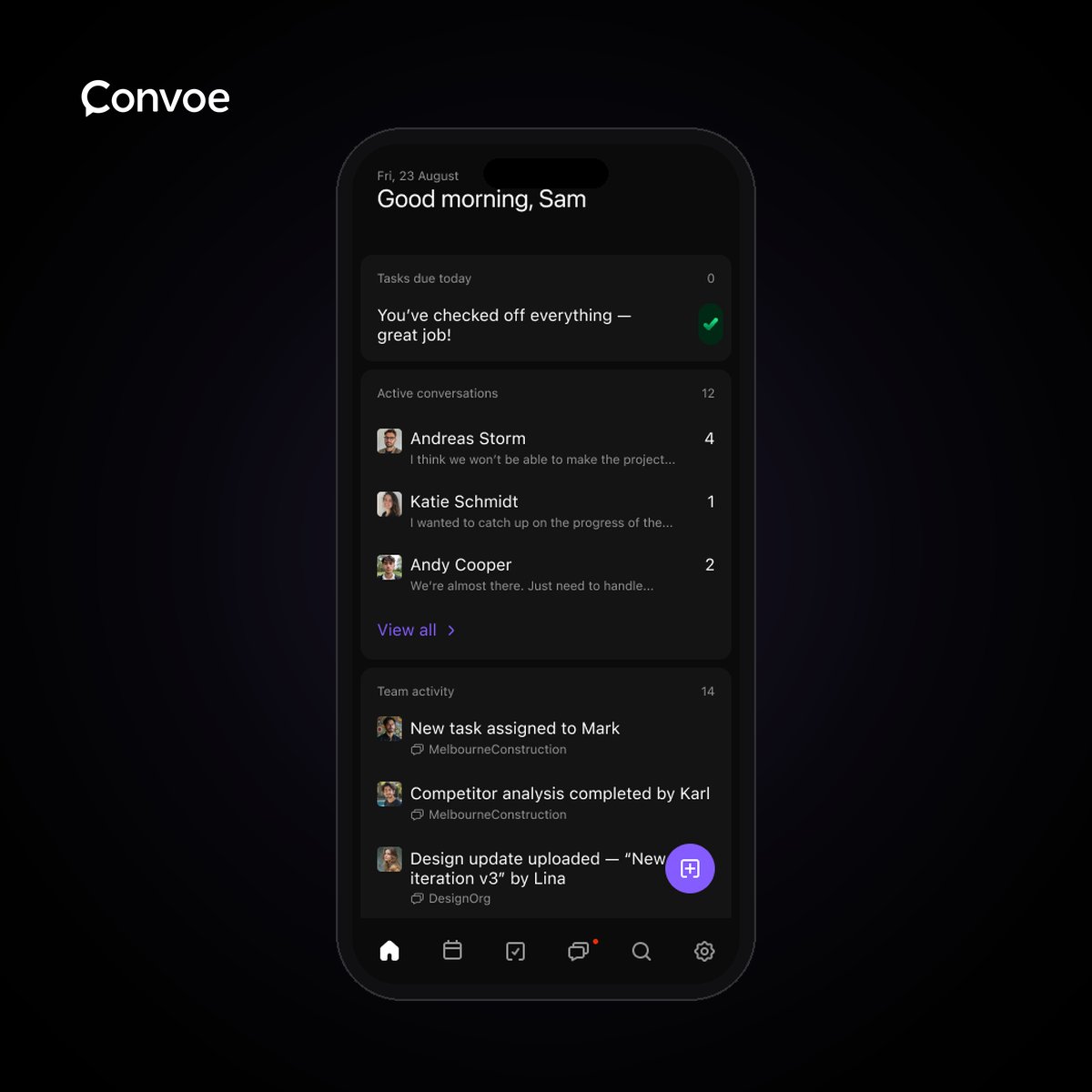 convoeai's tweet photo. What's the biggest communication problem on your construction site?

A) Instructions in WhatsApp that never become tasks
B) RFIs taking too long to resolve
C) Daily logs taking too long to write
D) Subcontractor commitment tracking

Drop your answer 👇

#Construction #SiteComms #ProjectManagement