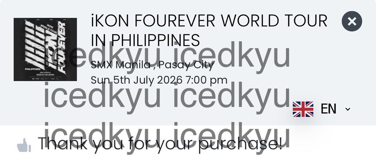 icedkyu's tweet photo. vvip secured for ikon 🥹 manifesting for fan benefits next 🤞🏼

#iKON_FOUREVER_TOUR
#아이콘 #iKON #iKONinManila https://t.co/SOjVnDQOJt