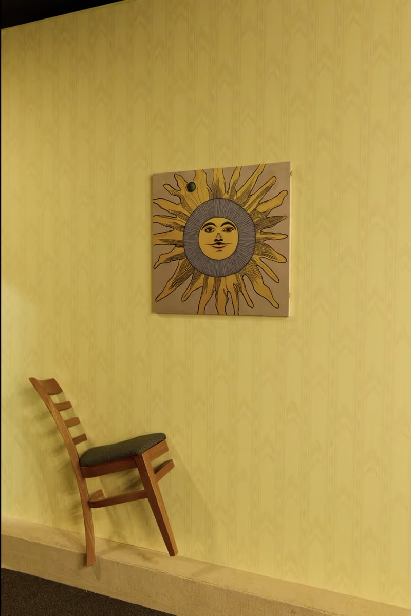 Mikebro9789668's tweet photo. The park theatre had a makeover for the Backrooms movie featuring a some splendor paintings, the caveman cutout, and more! 

source: https://t.co/i8l2e6FK42 https://t.co/coWI9ga8SY