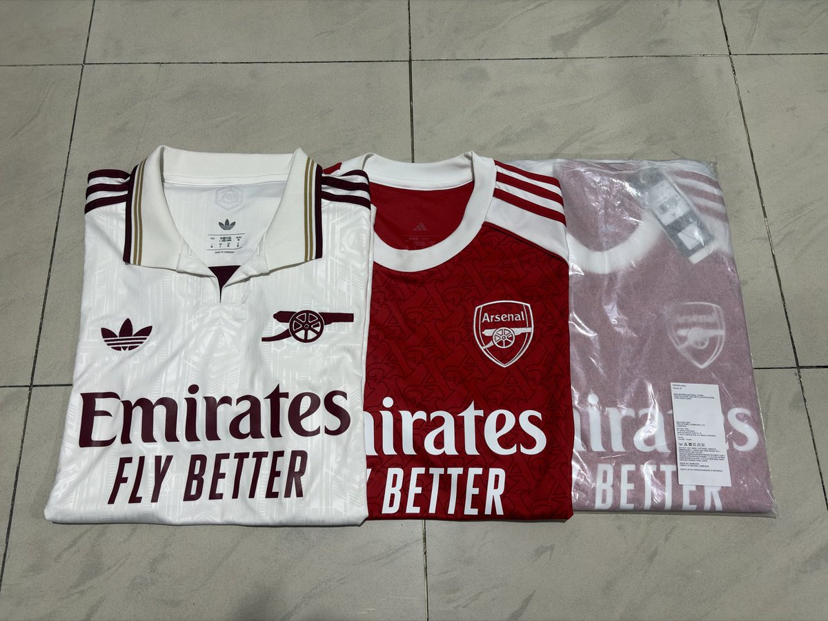 balll8_'s tweet photo. @Jerseyforum izin WTS om
#jersey4sale
wts arsenal jersey 25/26
third replica size M (1.500k)
home replica size M (1.200k)
home authentic size M BNWT (2.450k) https://t.co/EXnNwtl5qY