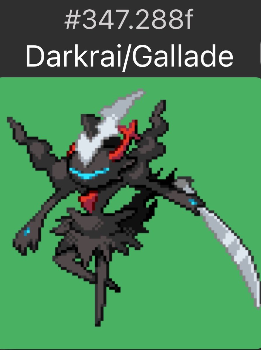 mana_chan__'s tweet photo. absolutely love how two Darkrai fusions I found are just Deltarune references https://t.co/3UlecFKAcv