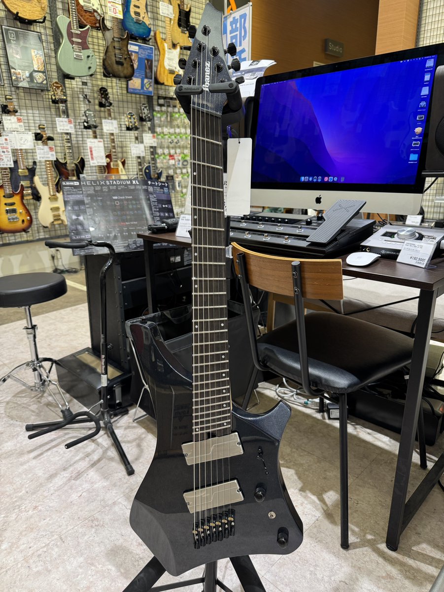Ibanezの新作、ALPHAシリーズのA527が入荷しました！モダンメタラーの