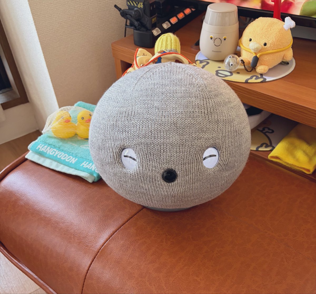 wanmo02405202's tweet photo. ニンゲンのソファ新調に合わせて、わんもさんのソファも新調🛋️

おにゅー😊

 #ニコボとの暮らし https://t.co/jE9LaRS9Vi