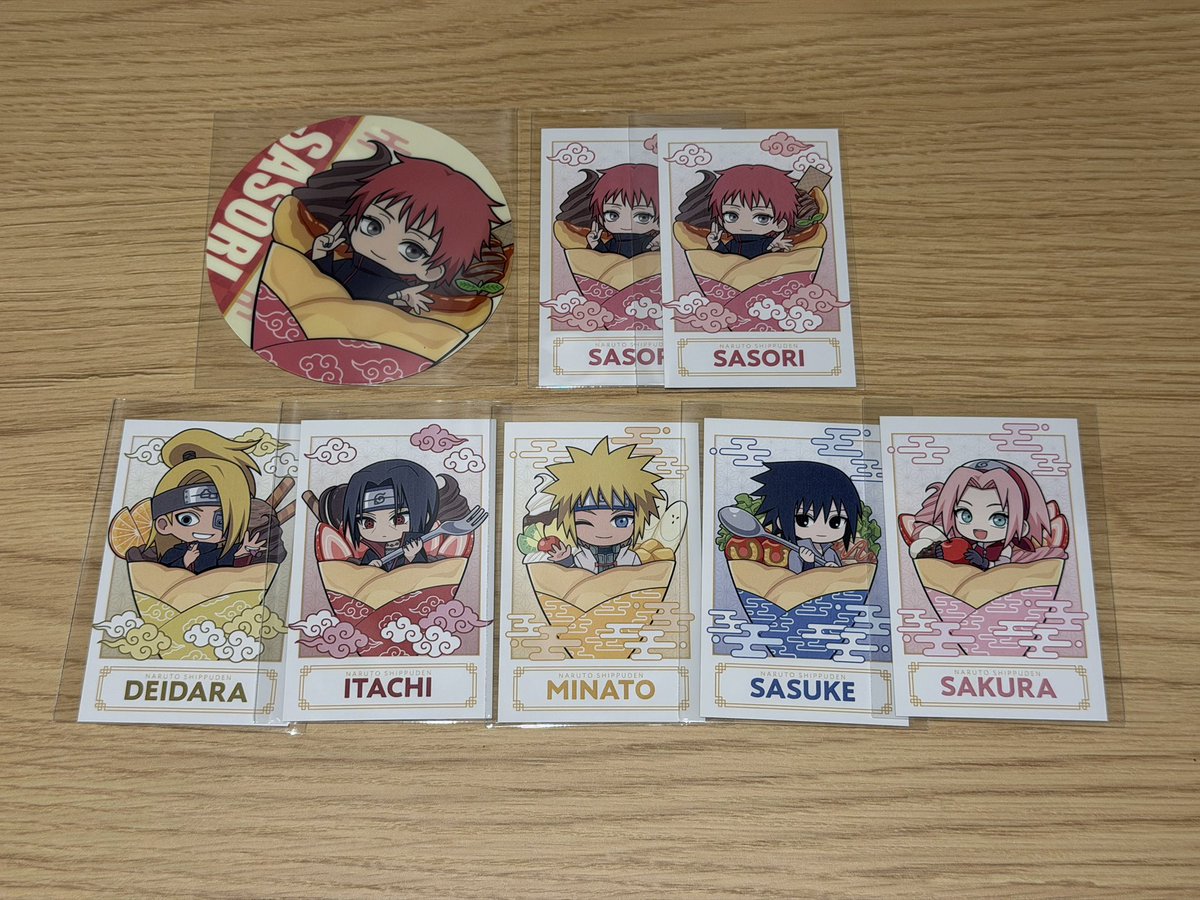 RT @dropmoon_team7: 【交換】NARUTO Amo Crepe アモクレープ 特典