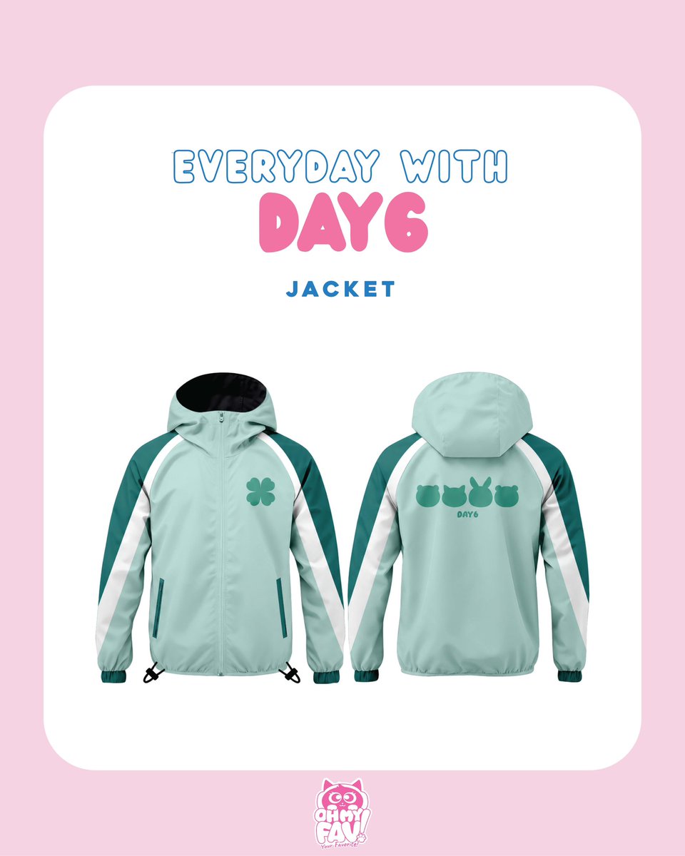 ohmyfav_id's tweet photo. Kalau DAY6 menemani hari-harimu lewat musik, sekarang biarkan mereka menemani aktivitasmu juga 🍀

✨ OPEN PO Everyday with DAY6 Series by Oh My Fav!

📅 Close PO = 5 Juni 2026 21:00 WIB

Price list &amp; Order ~> https://t.co/Vi3fuQ2Ruo

t. Fanmade sungjin young k wonpil dowoon https://t.co/gWVxJ9NNUb