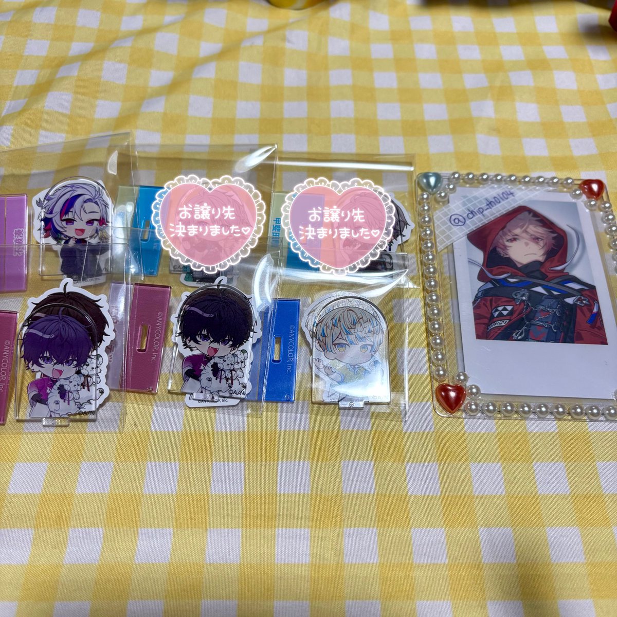 chip_th0104's tweet photo. 【交換】にじさんじ チョコエッグ

譲▶︎画像1,2

求▷画像3,4（🩷>🩵）

お声かけ2点〜
郵送交換

難しいと思いますが、条件当てはまる方がいらっしゃいましたらお声かけいただけると幸いです🙇🏻‍♀️⸌̟͂̋⸍̑⸜̑⸝͂ https://t.co/2jXnlJnsj9