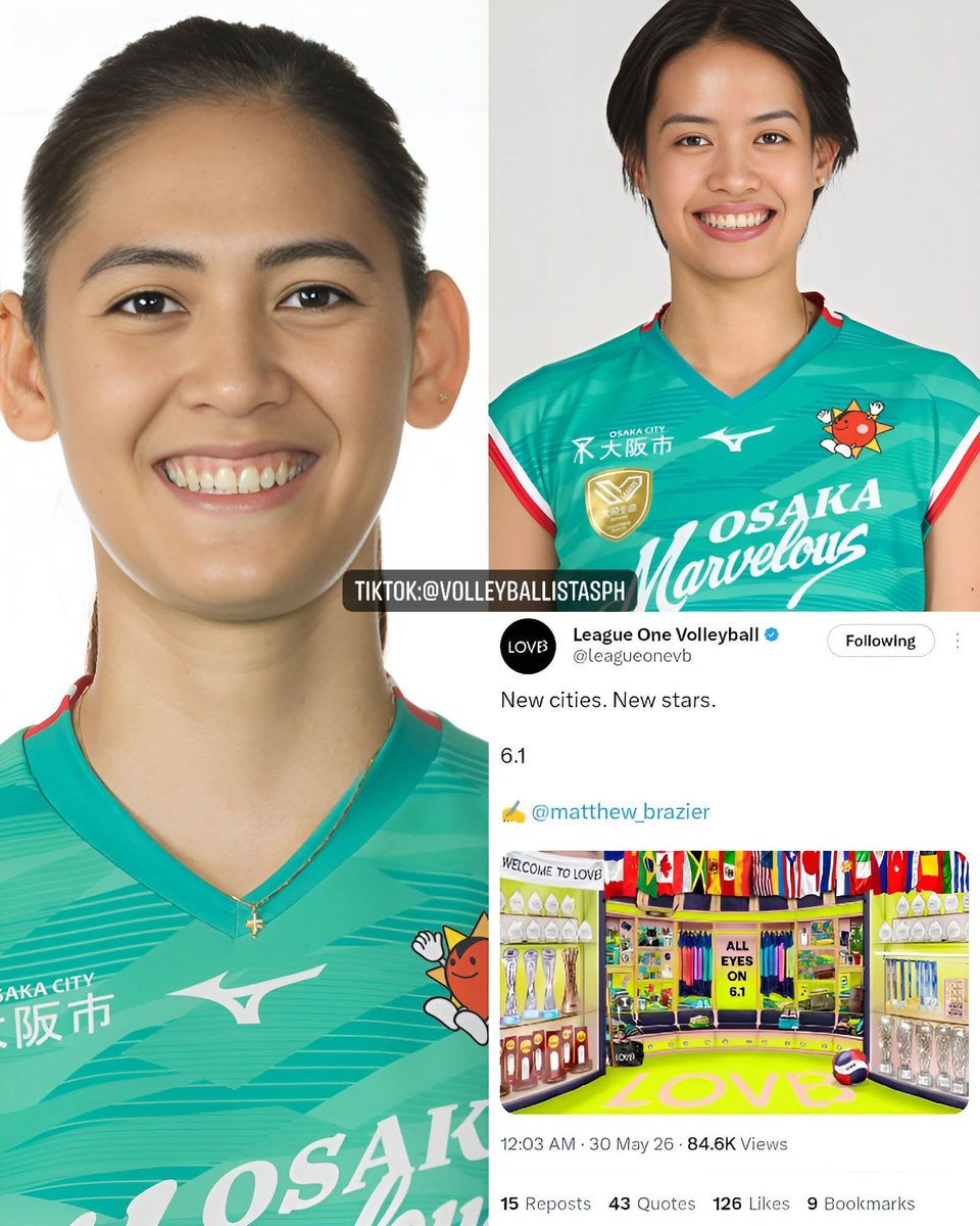 vballistasph's tweet photo. UY PHILIPPINES 🇵🇭👀

🇵🇭 The Philippine flag has appeared in LOVB's latest tweet in X with the caption "New Cities. New Stars.".

Is a Filipina volleyball standout about to take her talents to the 🇺🇸 United States? Sachi Minowa? Alyssa Solomon? Or someone nobody saw coming? 🤔 https://t.co/L47hw9fpKf