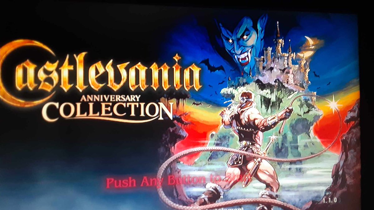 loretta_bryan's tweet photo. i've been slowly but surely beat the games on the castlevania anniversary collection, the 1st game and belmont's revenge on gameboy, bloodlines is about to be finished, castlevania 4 is the next game i'm going to beat. https://t.co/G1ECJdcvyK