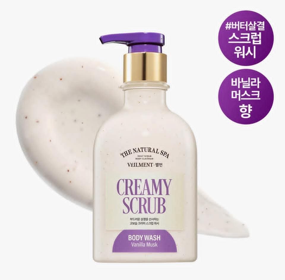 _PwithNaBi's tweet photo. #พรีออเดอร์ 
ครีมอาบน้ำ VEILMENT Creamy Scrub Body Wash ขวดใหญ่ 400ml 🫧 #PwithNabi

ครีมมี่สครับอาบน้ำตัวดังในเกาหลีที่แบคฮยอ��� Exo ใช้ ช่วยให้ผิวเรียบเนียน กระจ่างใส กลิ่นหอมวานิลลา หวานนุ่มละมุน ติดผิวสุดๆ

🔮 ราคา 340 บาท

#พรีออเดอร์เกาหลี https://t.co/i0Rxrf7vw1