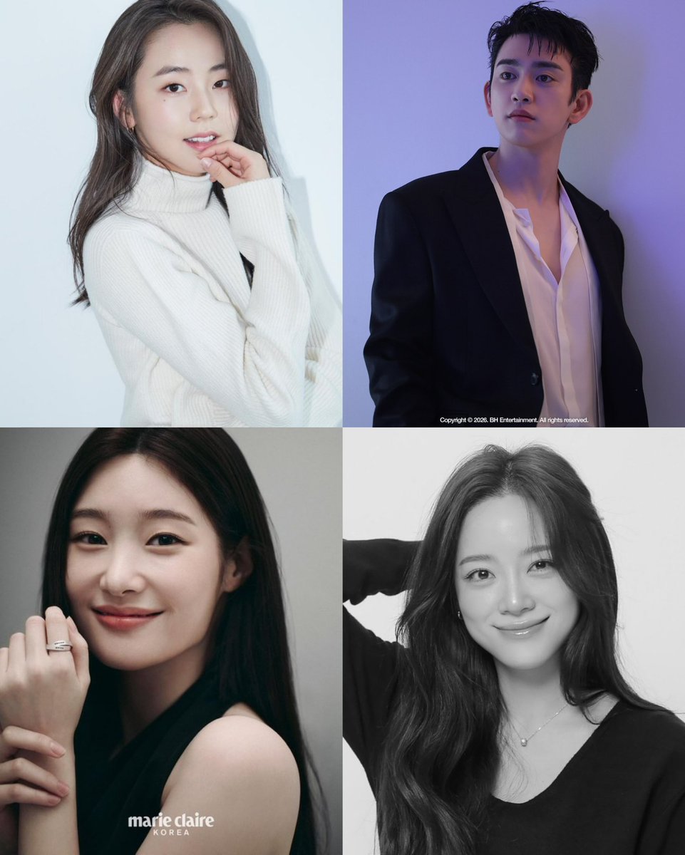 infodrakor_id's tweet photo. Idol actor linenya BH Ent 🔥🔥🔥

Ahn Sohee Wondergirls + Jinyoung GOT7 + duo member IOI Jung Chae Yeon sama Kim Sejeong https://t.co/jcxlIZL8WH