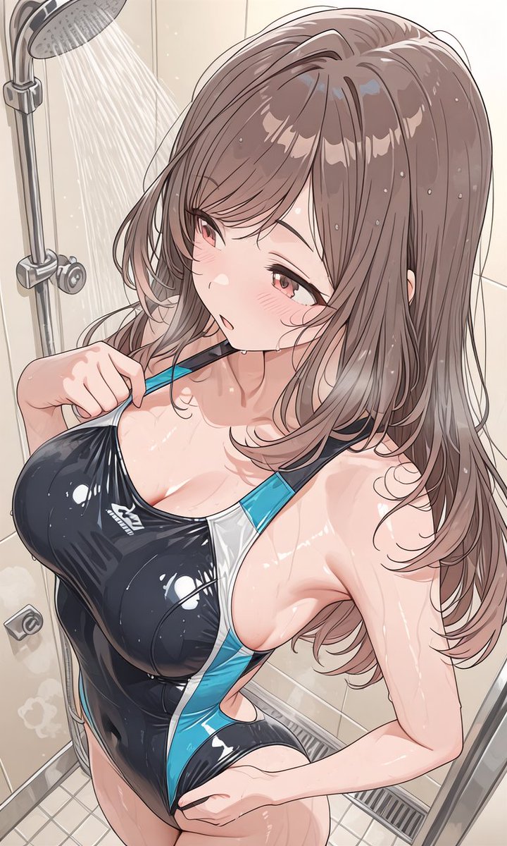 anisan54's tweet photo. 水着シャワー恋鐘

#シャニマス sfw https://t.co/URCryd702u