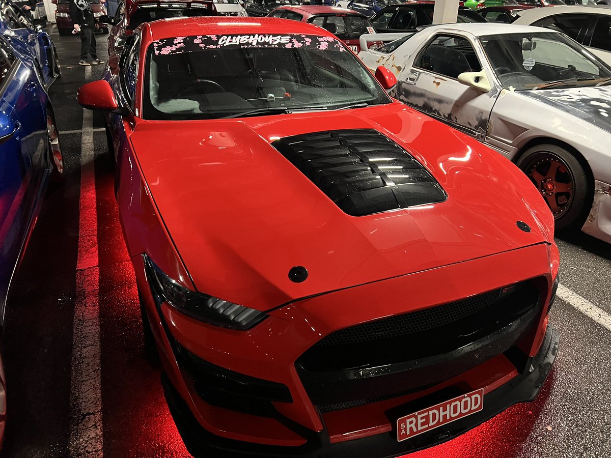 Redhood_Pony's tweet photo. Honoured to be representing #Clubhouse_Adelaide. Amazing crew supporting the car culture. ❤️ 

Thank you for the window banners and stickers 🙏 https://t.co/9IeppGMgZu