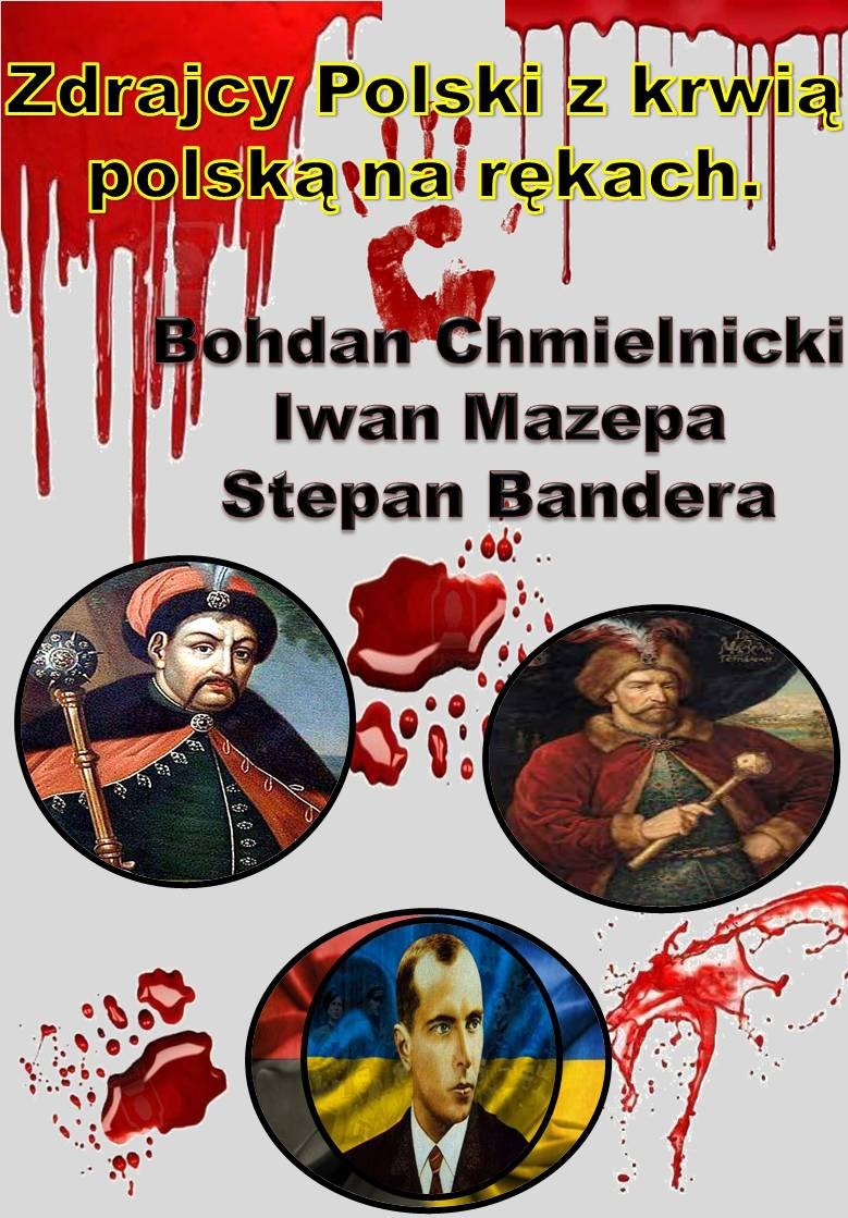 fosz100's tweet photo. @rafalhubert Panie @rafalhubert pozwolę sobie powtórzyć wpis
Zdradzili Polskę mają krew polaków na rękach.
Chmielnicki
Mazepa
Bandera
Najgorsze to, że łapserdaki z PiS zaczęli całować dupy ukraińców, a bezmózgi z KO robią to nadal z tą samą intensywnością!
Zapomnieli o tragicznej orzeszłości https://t.co/tsSwk932eM