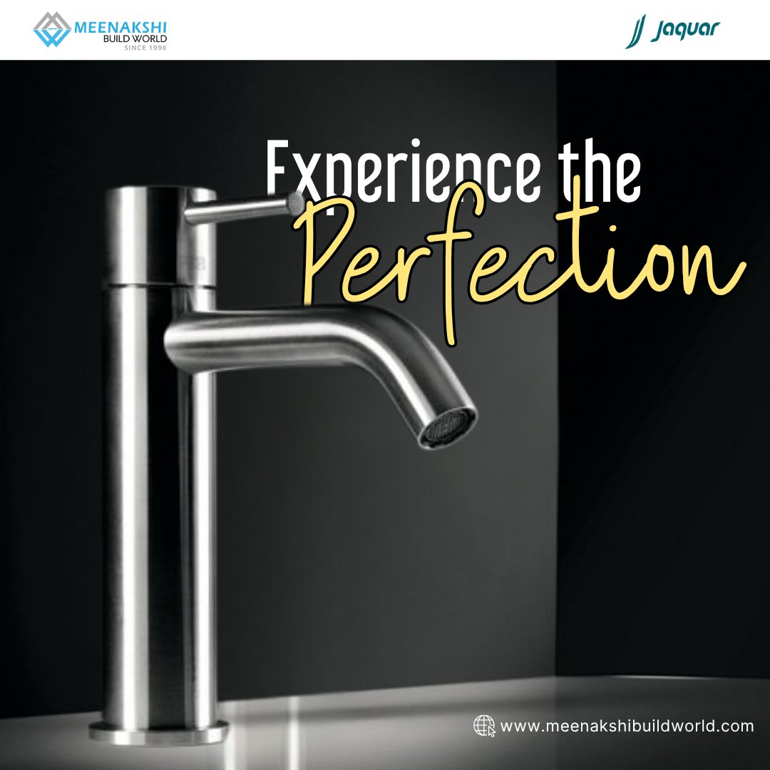 BuildMeenakshi's tweet photo. Where design meets precision.
A well-designed space begins with the details. Elevate your wash basin area with Jaquar faucets.

Because every interaction with your space should feel effortless.

📞 +91-99000 27700
🌐 https://t.co/AJYpFeqadF

#Jaquar #MeenakshiBuildWorld https://t.co/C9gxF3pe7p