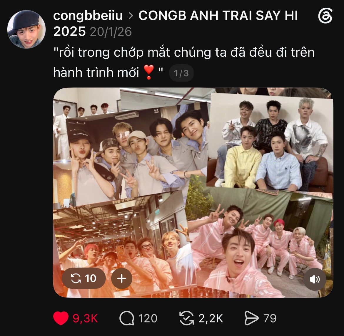 cucda134340's tweet photo. This account is managed by CONGB’s assistant. She often shares updates and cute moments of him, and it’s easy to see how much she adores him. Honestly, it feels like everyone at the ASIIX loves him🥺

#CONGB #CONG #AnhTraiSayHi2025 #Startlightboys #Boysplanet #콩비 #TinhHaSayHi https://t.co/bwMxlisL3H