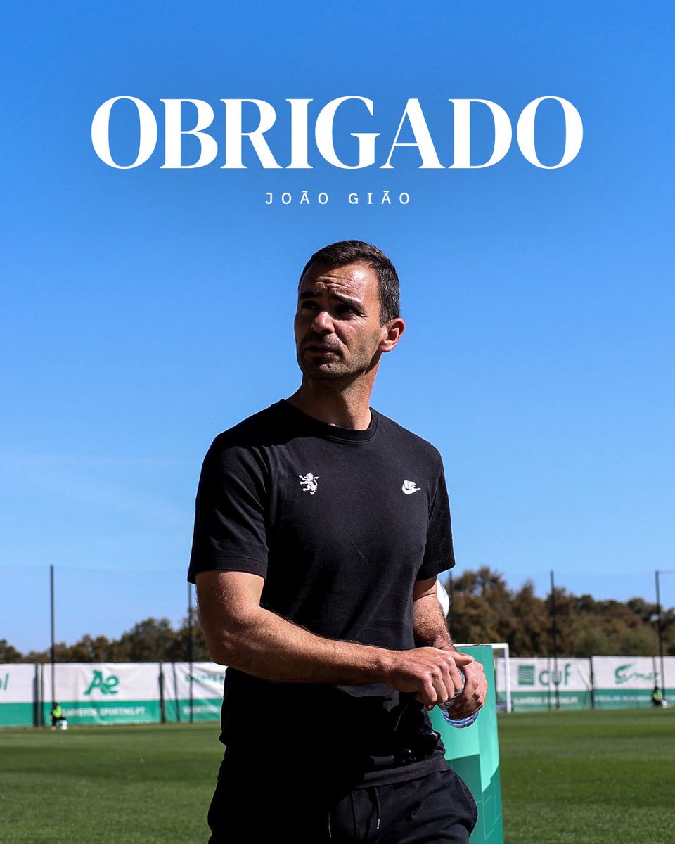 SportingCP's tweet photo. Obrigado por tudo, Míster! 🦁 #SportingB https://t.co/xCh9XtwaOl