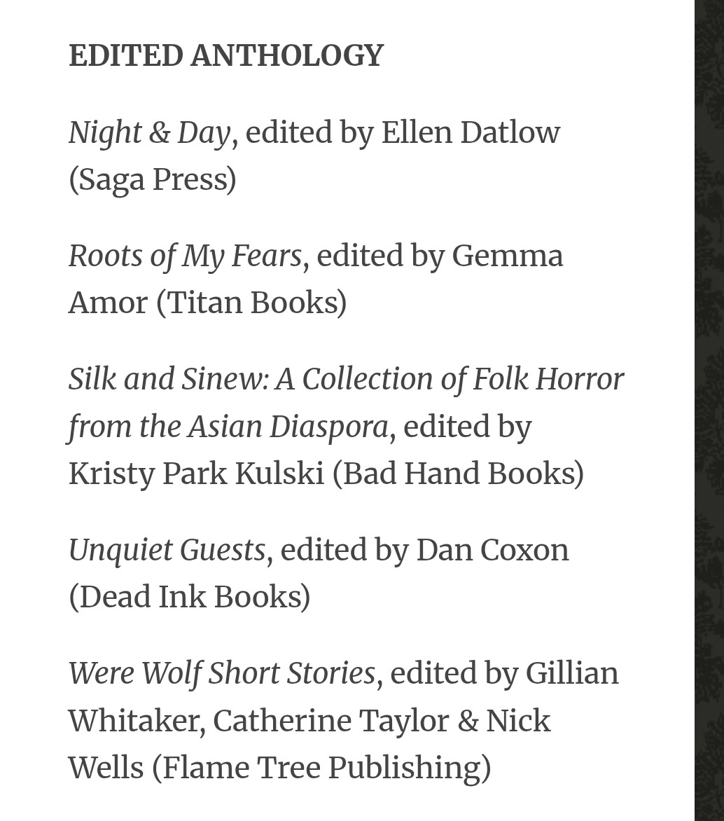 grumpyandrew's tweet photo. 😯😯😯 Now I can say that I have a story in a Shirley Jackson Award nominated anthology 🔥🔥🔥

So, if you want to check out my books you can find them on Am'zn. https://t.co/W6Kplmajt2