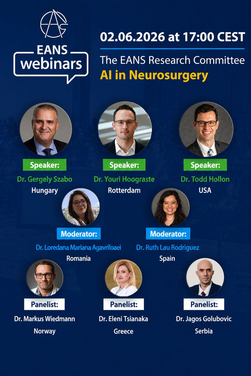 EANS_ResearchCo's tweet photo. This Tuesday! #Neurosurgery 

https://t.co/rp7vI8F5mm https://t.co/6ZwXWXRv71