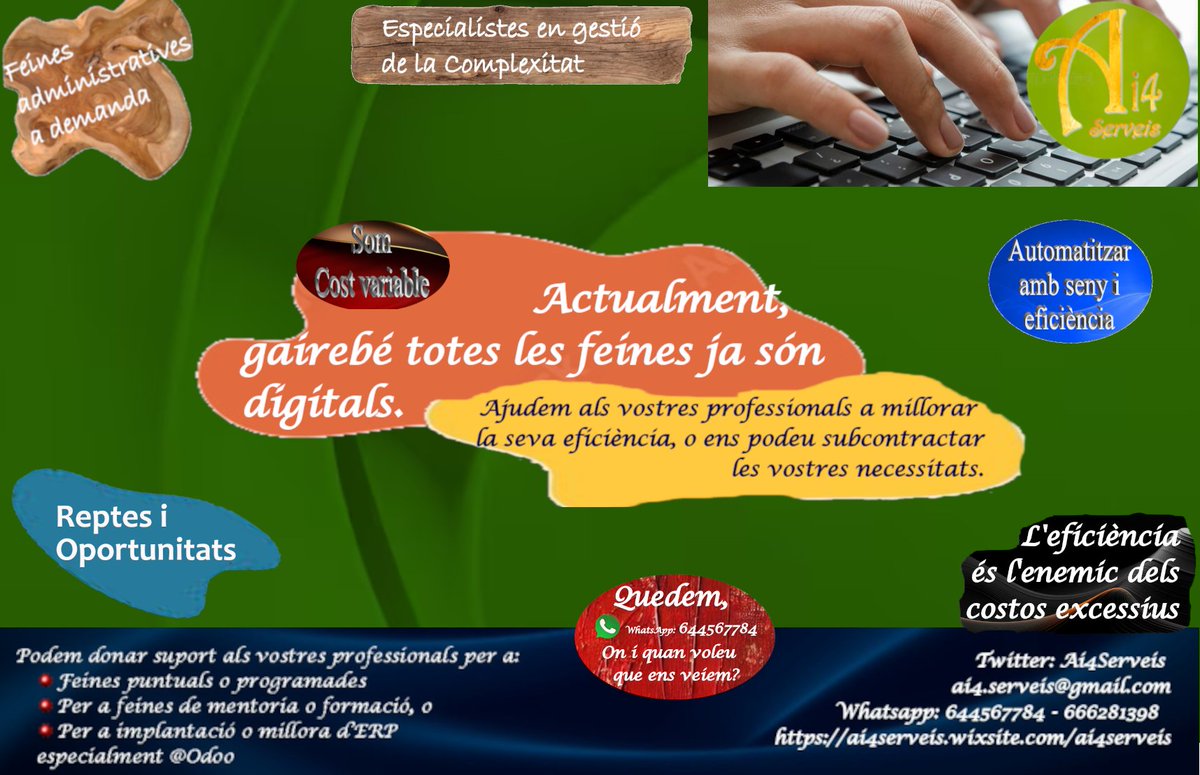 serveis38965's tweet photo. No adaptar-se a les noves exigències dels mercats ens aboca a la desaparició.
La #Tecnologia és una oportunitat que les #PIMEs no poden desaprofitar per poder competir amb les més grans molt més rígides i pesades
Els professionals de #SolucionsAi4 us ajuden
#TransformacioDigital https://t.co/wuObobpS07