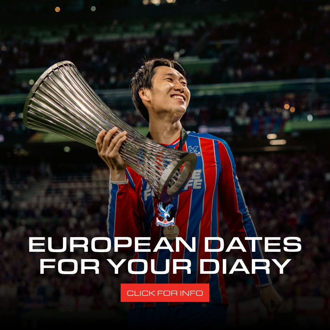 CPFC's tweet photo. Important dates for your Europa League diary 😉